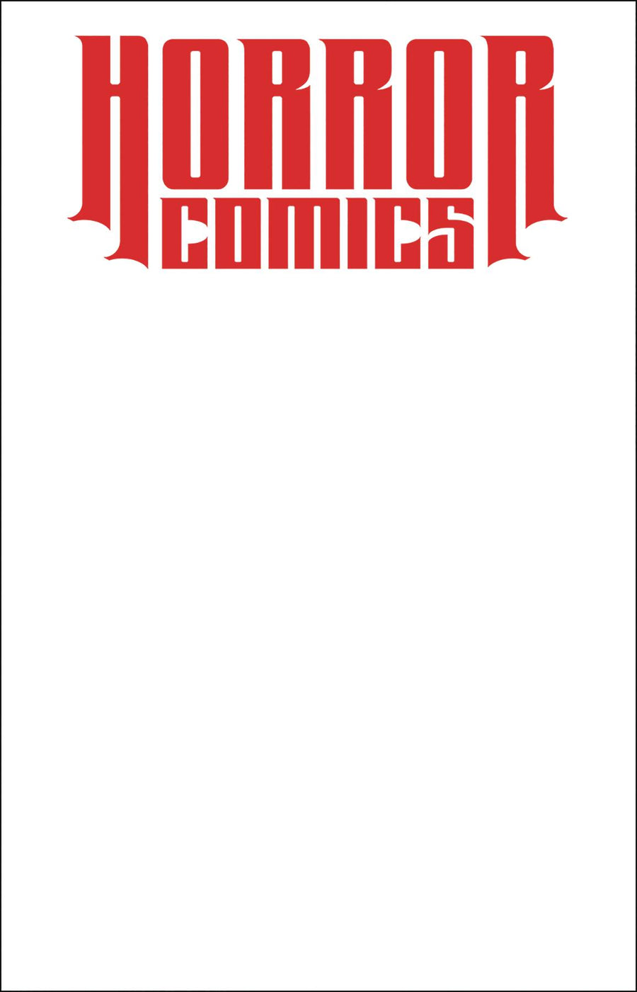 HORROR COMICS SKETCHBOOK ONE SHOT VIRGIN WHITE ED (O/A)