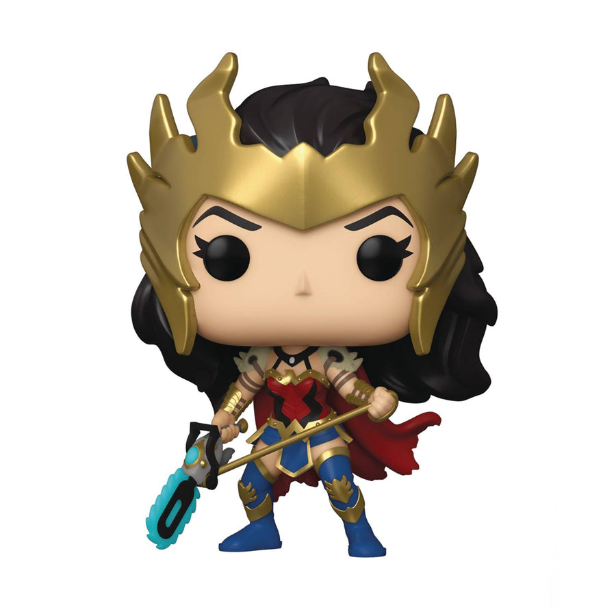 POP HEROES DC DEATH METAL WONDER WOMAN PX VIN FIG W/CHASE (J