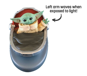STAR WARS MANDALORIAN THE CHILD GROGU SOLAR DASHBOARD WAVER