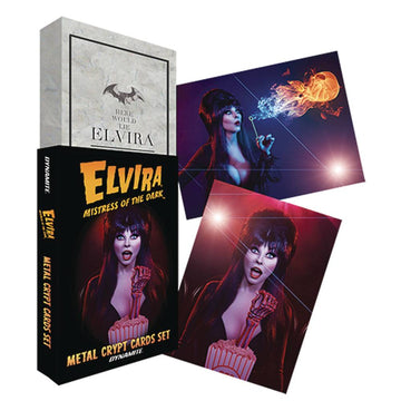 ELVIRA METAL CRYPT CARDS (O/A) (C: 0-1-2)