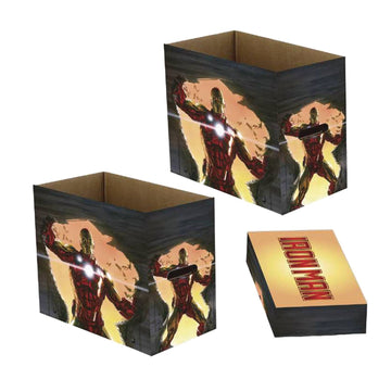 MARVEL INVINCIBLE IRON MAN 5PK SHORT COMIC STORAGE BOX (NET)
