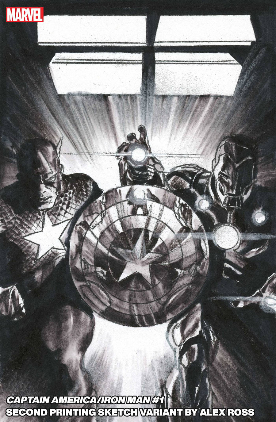 CAPTAIN AMERICA IRON MAN #1 (OF 5) 2ND PTG ALEX ROSS VAR