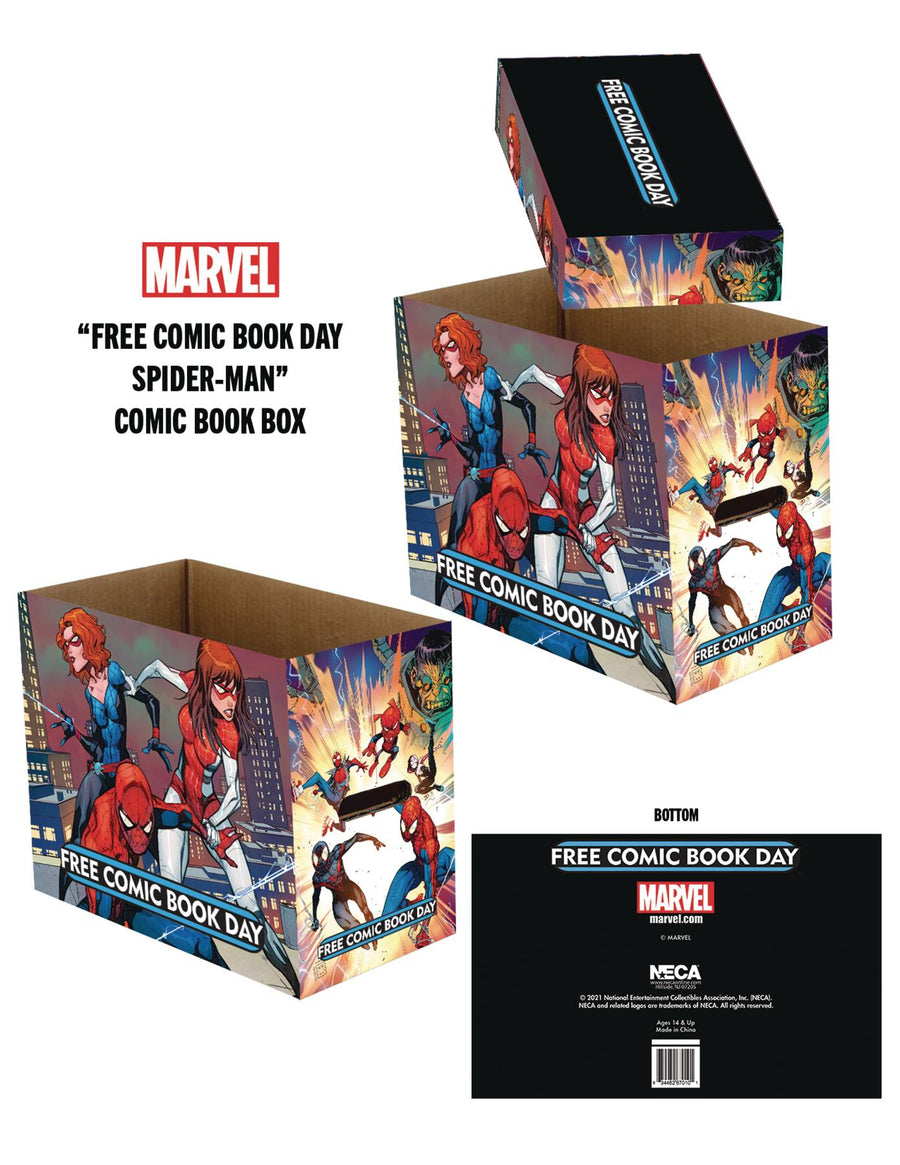 FCBD 2022 MARVEL SPIDER-MAN 5PK SHORT COMIC STORAGE BOX (NET