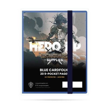IRONGUARD 9 POCKET DELUXE PORTFOLIO BLUE (NET) (O/A) (C: 1-1