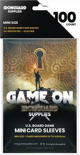 IRONGUARD BOARD GAME SLEEVES MINI 100 PACK (NET) (O/A) (C: 1