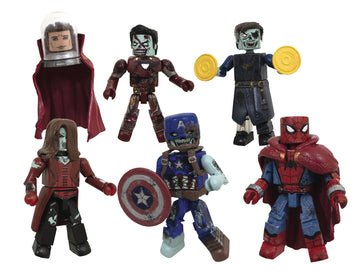 DCD 40TH MARVEL WHAT IF ZOMBIE MINIMATES PX BOX SET (FEB2289