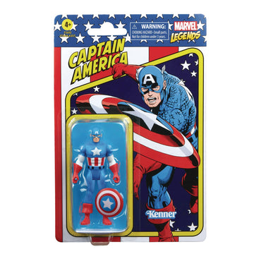 MARVEL RETRO LEGENDS 3-3/4IN CPT AMERICA RERUN AF CS (NET) (