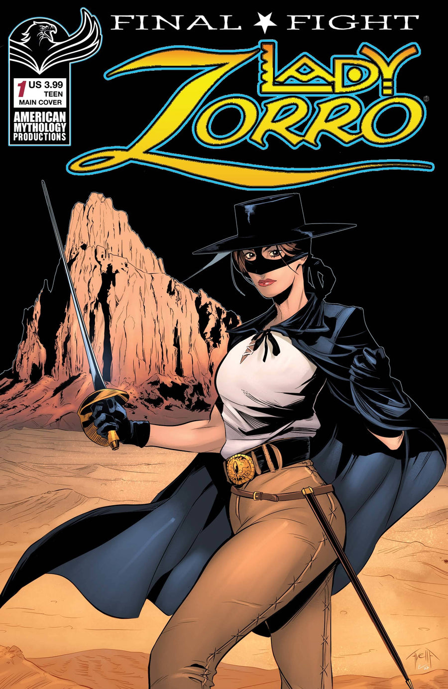 LADY ZORRO FINAL FLIGHT #1 CVR A AVELLA MAIN (O/A)