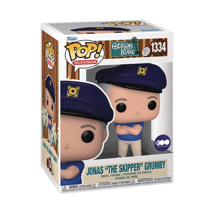 POP TV GILLIGANS ISLAND THE SKIPPER VINYL FIG (C: 1-1-1)
