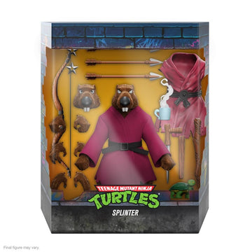 TMNT ULTIMATES W9 SPLINTER (FLOCKED) AF (NET) (O/A) (C: 0-1-