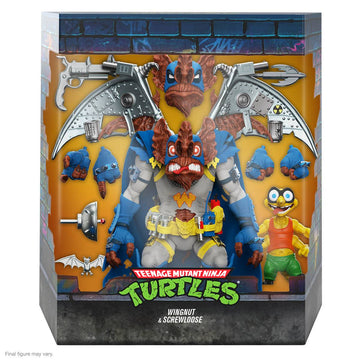 TMNT ULTIMATES W9 WINGNUT & SCREWLOOSE AF (NET) (O/A) (C: 0-