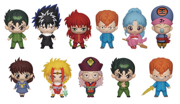 YU YU HAKUSHO 3D FOAM BAG CLIP 24PC BMB DS (OCT229105) (C: 1