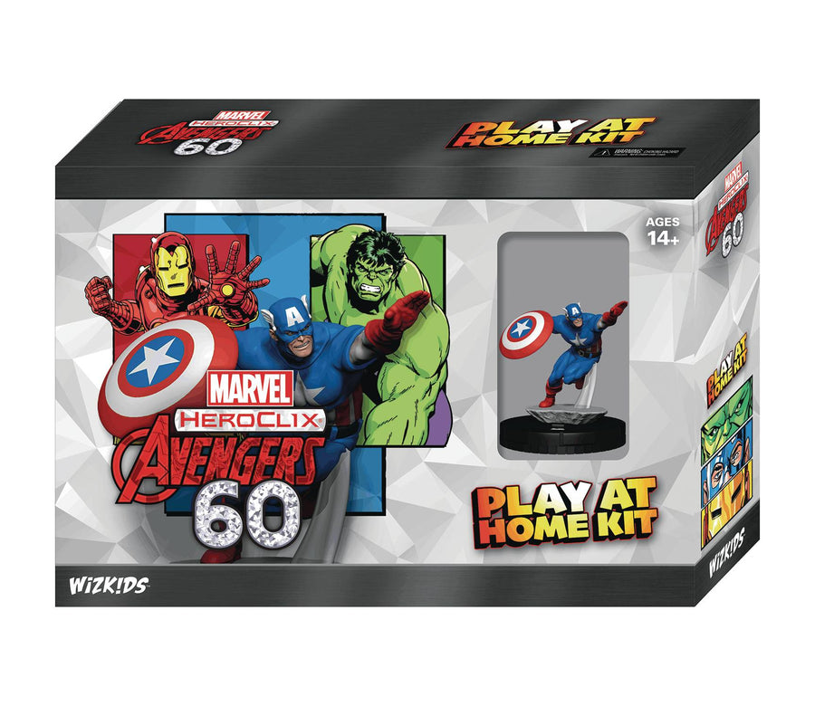 MARVEL HEROCLIX AVENGERS 60TH ANN PLAY AT HOME CAP AMERICA (