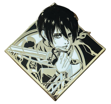 ATTACK ON TITAN ZMS 10TH ANNIVERSARY MIKASA LTD ED PIN (DEC2