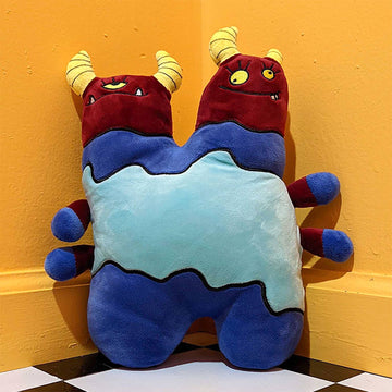 DOUBLE HEATHER CUDDLEE KAIJU PLUSH (C: 1-1-1)