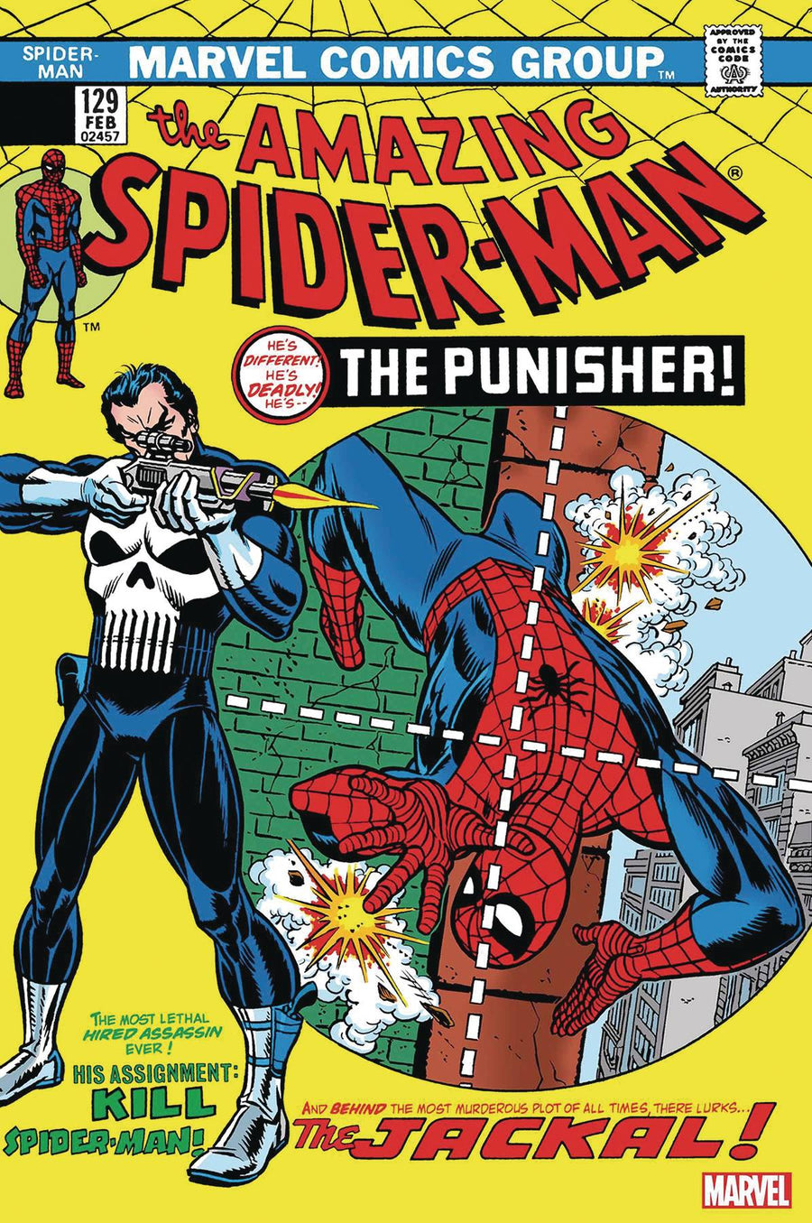DF AMAZING SPIDERMAN #129 CONWAY SILVER ED SGN (C: 0-1-2)