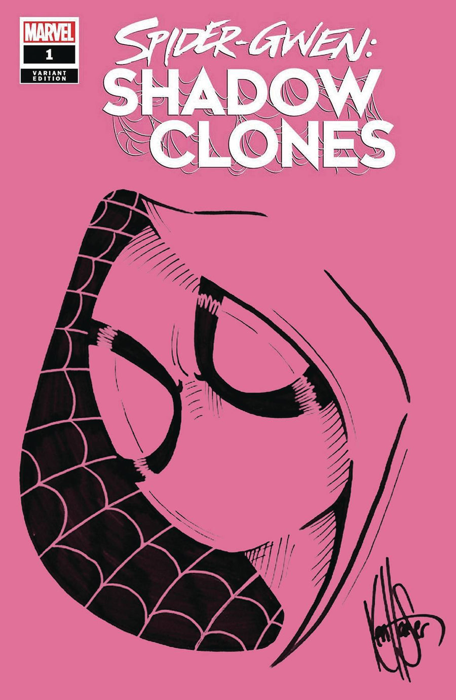DF SPIDER GWEN SHADOW CLONES #1 HAESER SGN SKETCH (C: 0-1-2)