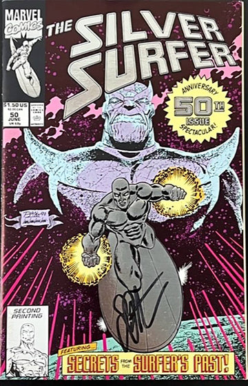 DF SILVER SURFER #50 STARLIN SGN (C: 0-1-2)