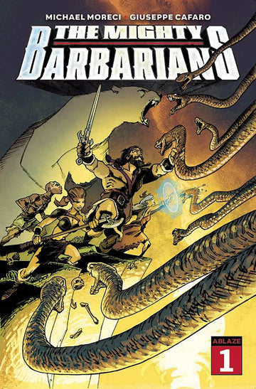 DF MIGHTY BARBARIANS #1 MORECI SGN (C: 0-1-2)