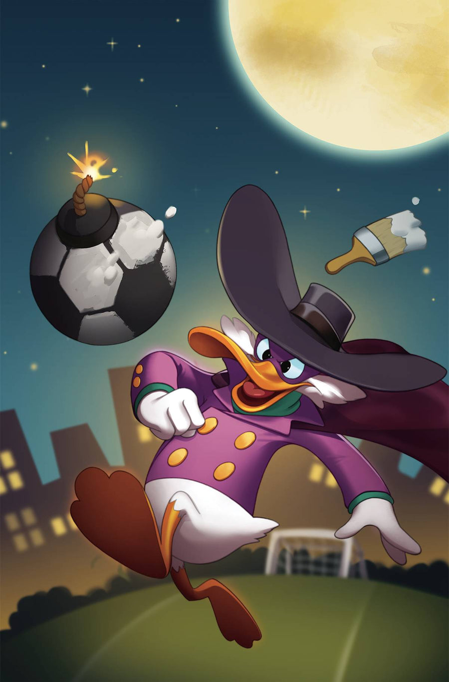 DARKWING DUCK #5 CVR N LEIRIX METAL PREMIUM (C: 0-1-2)