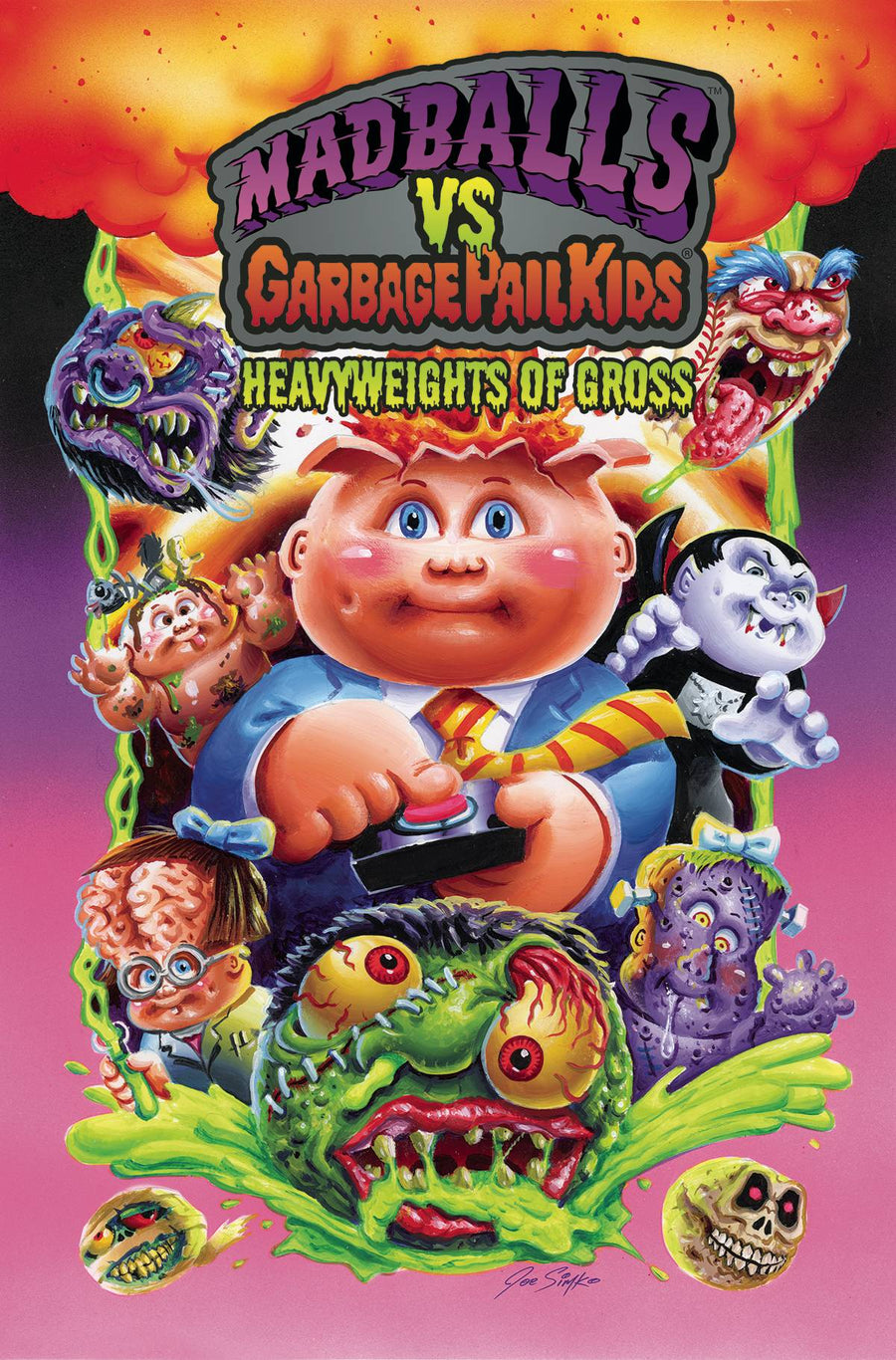 MADBALLS VS GARBAGE PAIL KIDS HEAVYWEIGHTS GROSS HC (C: 0-1-